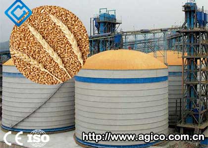 6000吨钢小麦储存仓已成功生成在保定