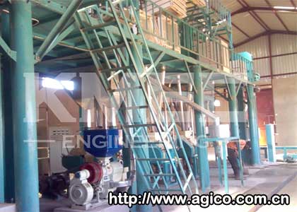 赞比亚60TPD玉米面粉厂项目建设成功
